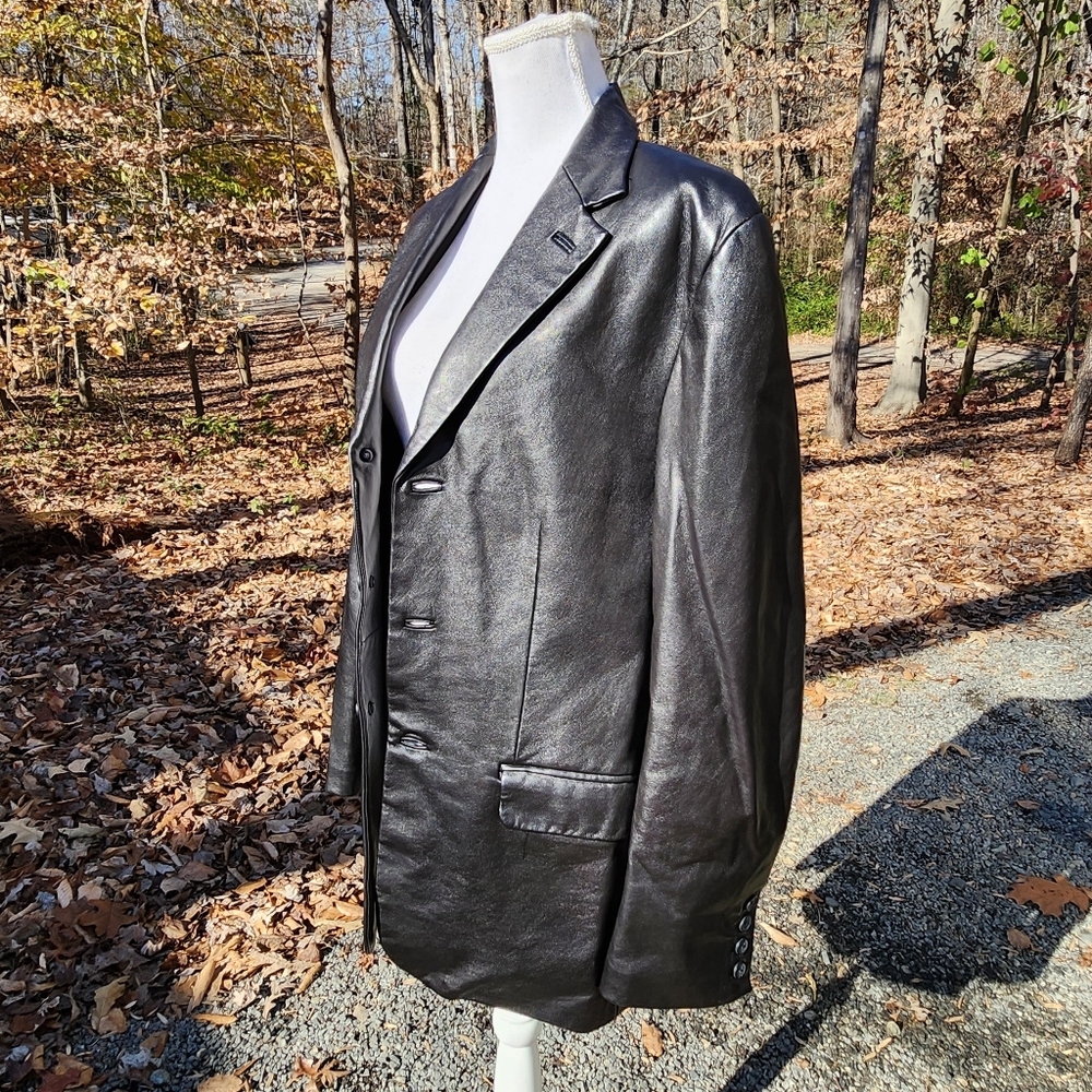 Leather Blazer